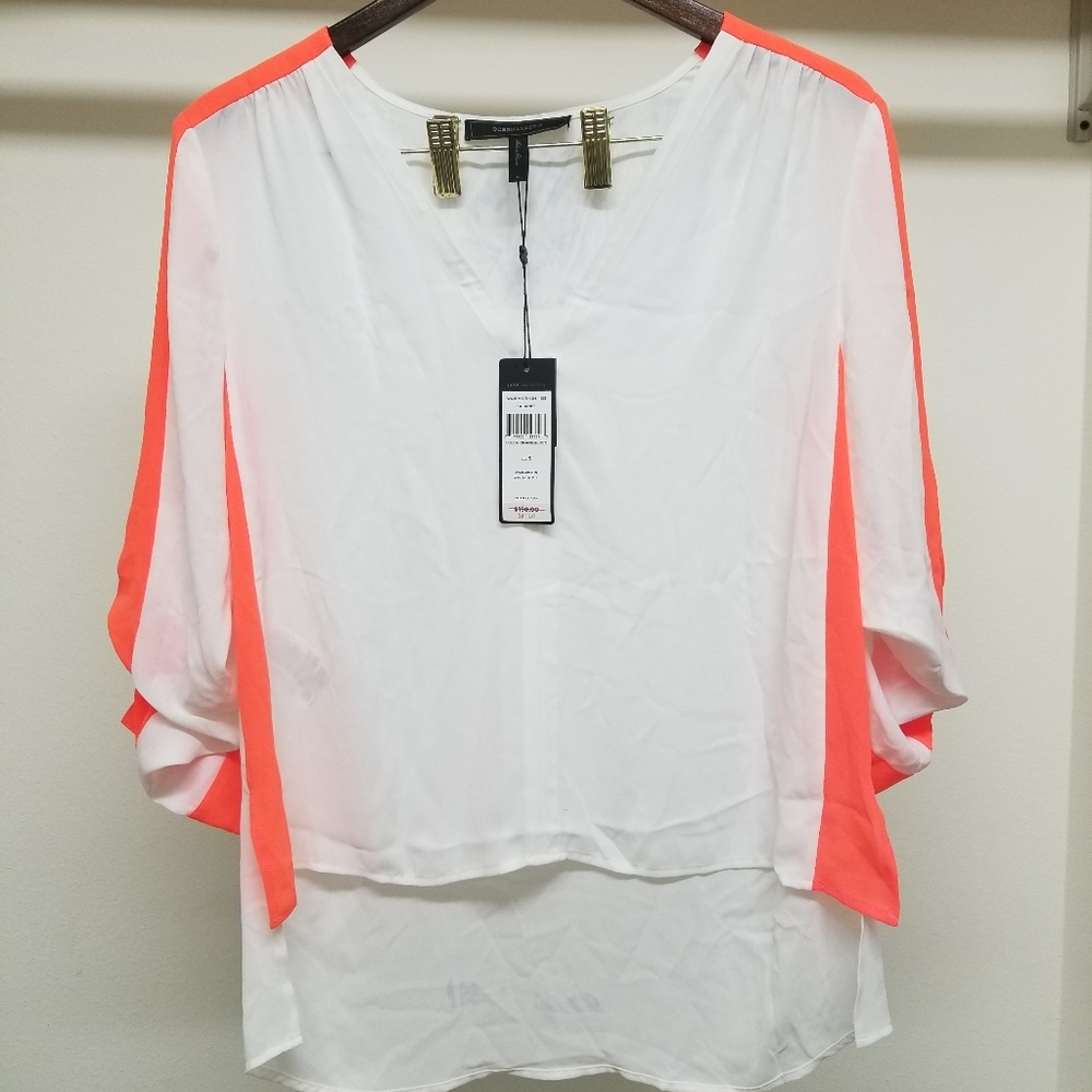BCBG two-toned top